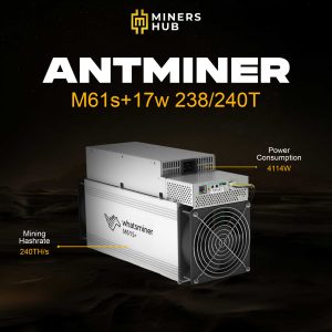 Antminer M61s+17w 238/240T